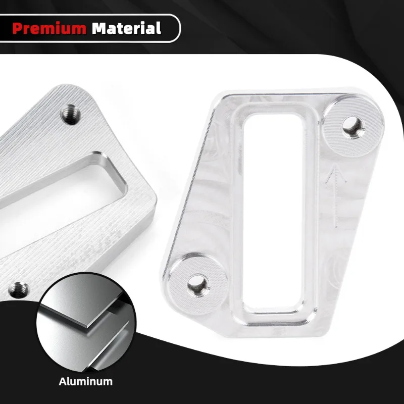Aluminum Alloy Air Flow Sensor Base Mount Weld Applicable for LS3 LS7 Engine Air Sensor Installation Rack Automobile Accessories