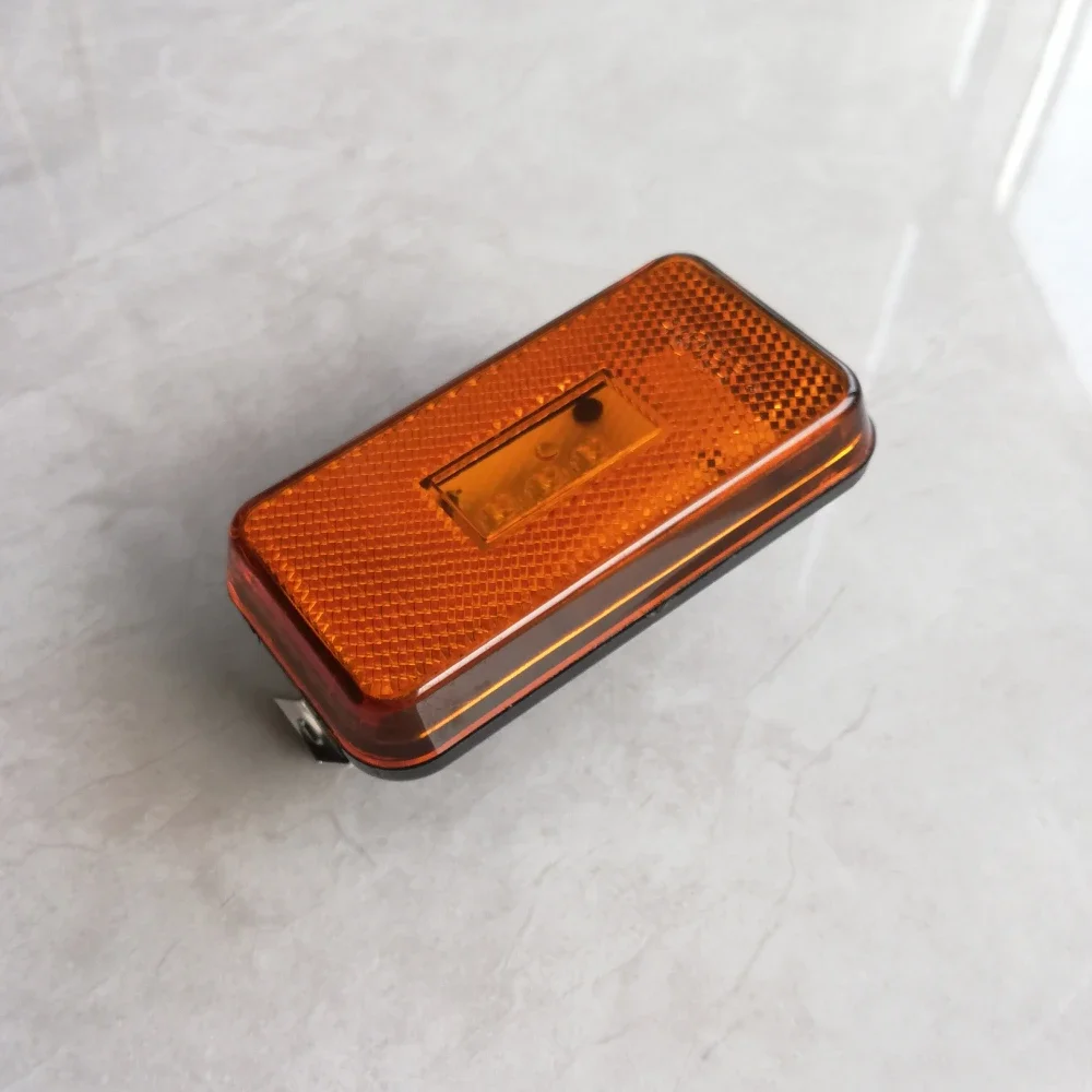 2Pcs Side Marker Light For Scania G P R Truck 24V LED Side Position Light With 2Pin Connector