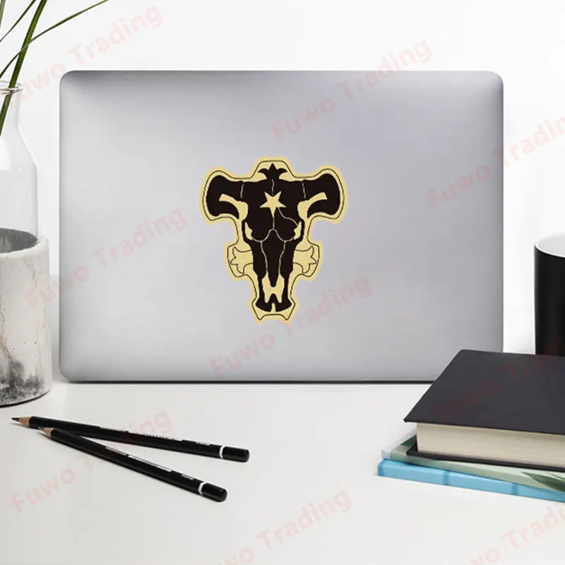 Black Clover Black Bulls Car Stickers Vehicle Trunk Laptop Occlusion Scratch Waterproof Motorcycle Helmet Decal Decor