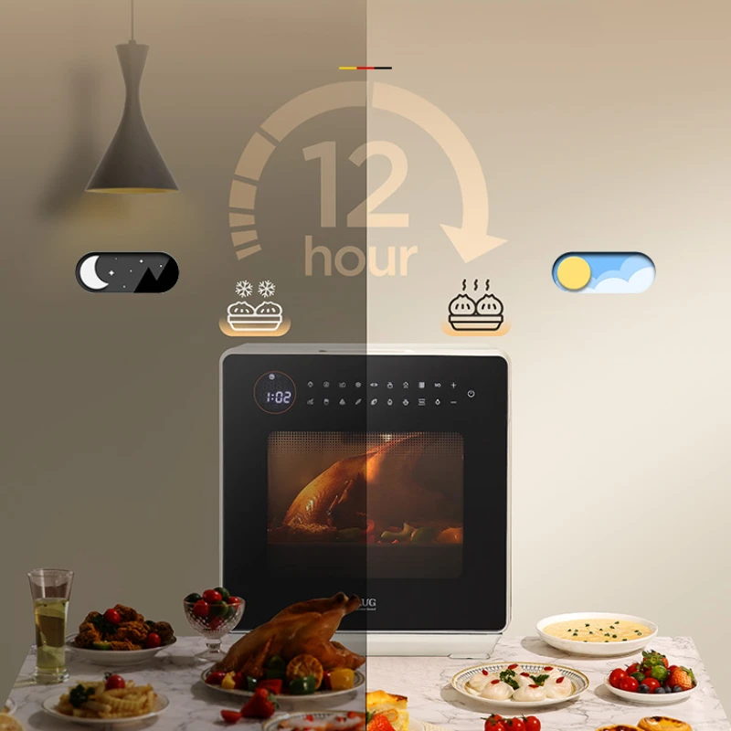 Forno a vapore per uso domestico macchina All-in-One Desktop tedesco cottura a vapore e frittura piccolo forno elettrico tre in uno