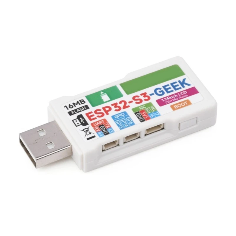 ESP32-S3GEEK 개발 보드 1.14" LCD 화면, USB 포함