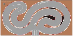 3.2 Meter length Drift Track Runway Racetrack for RC 1/28  Kyosho Mini-Z Mini-Q XRX HGD1 DRZ Drift Art 2.5  Wltoys K989 K969