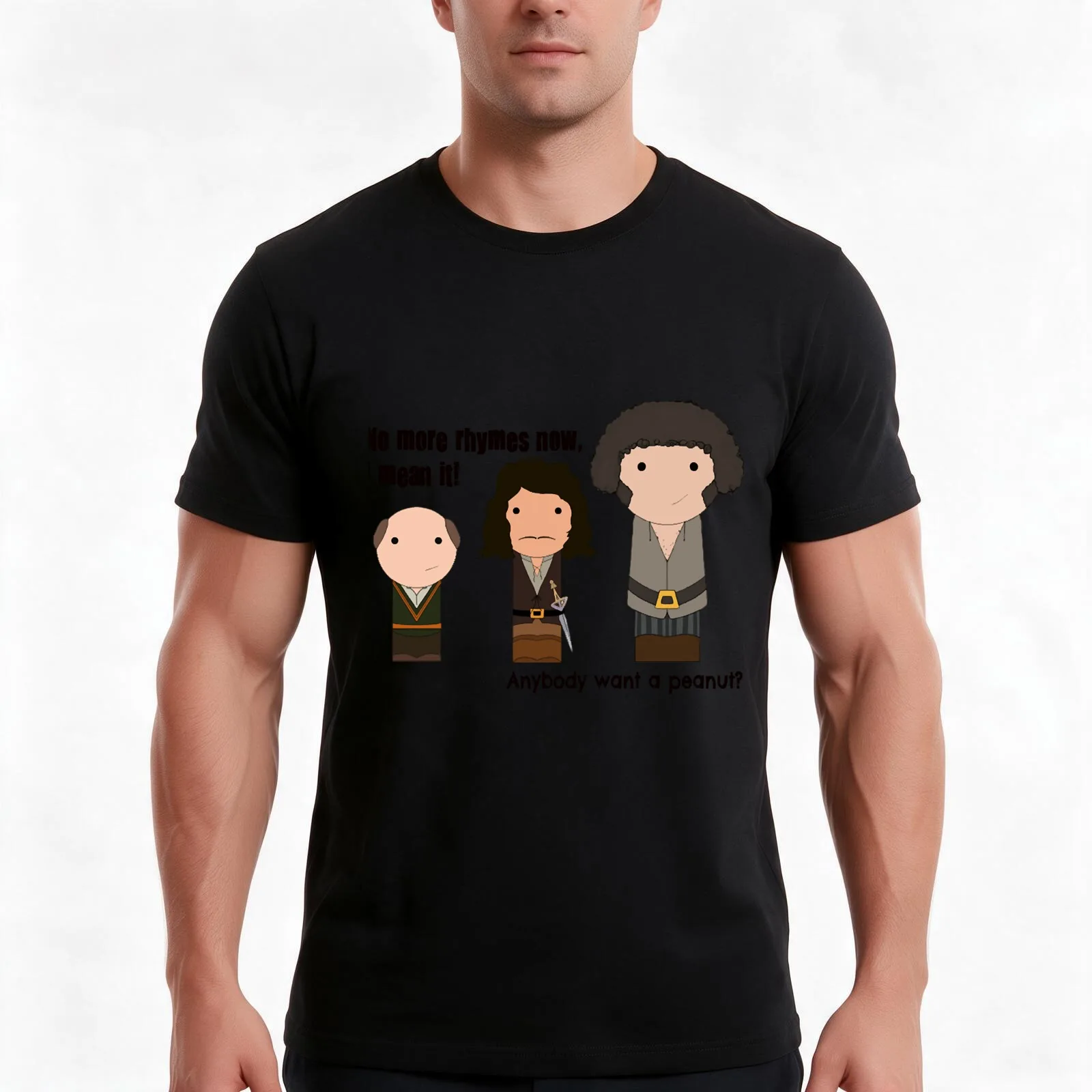 Anybody Want a Peanut T-Shirt, Summer Casual Cotton Tee, Oversized Streetwear Tops, Vintage Graphic Print, Unisex Men Women