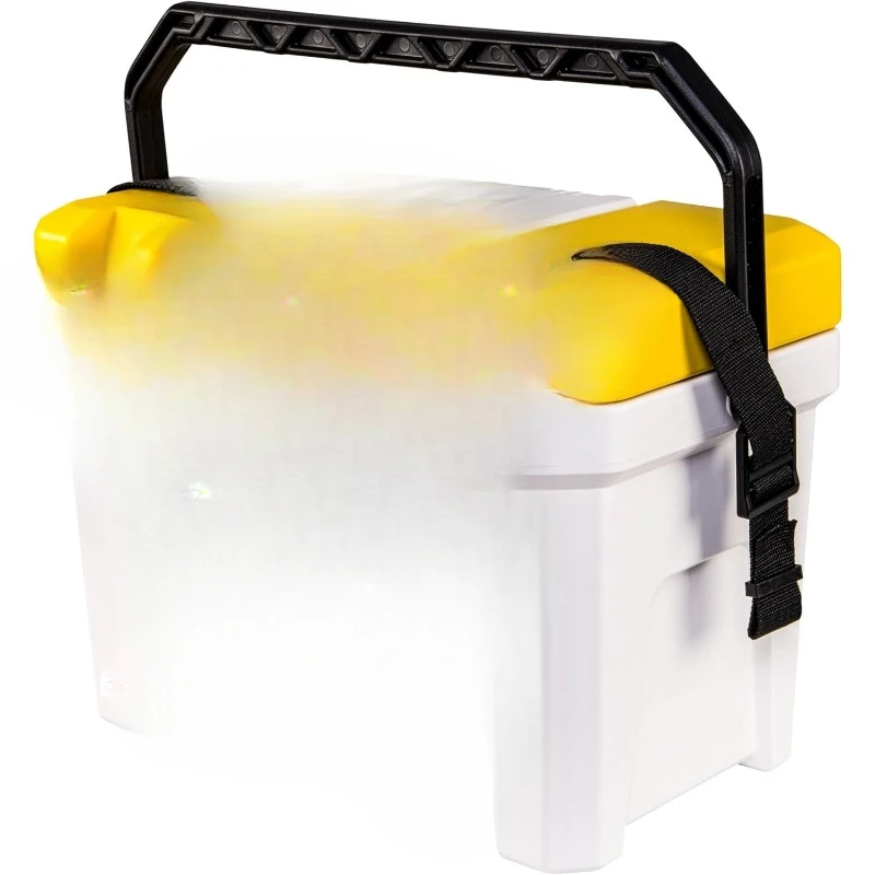 Bait Station 13 Quart Live Bait Well, White and Yellow