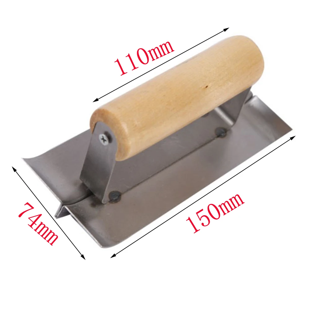 Concrete Corner Trowel Hand Trowel Tool Concrete Finishing Tool Plastering Trowel Tool With Grip Handle Wall Repair Tool