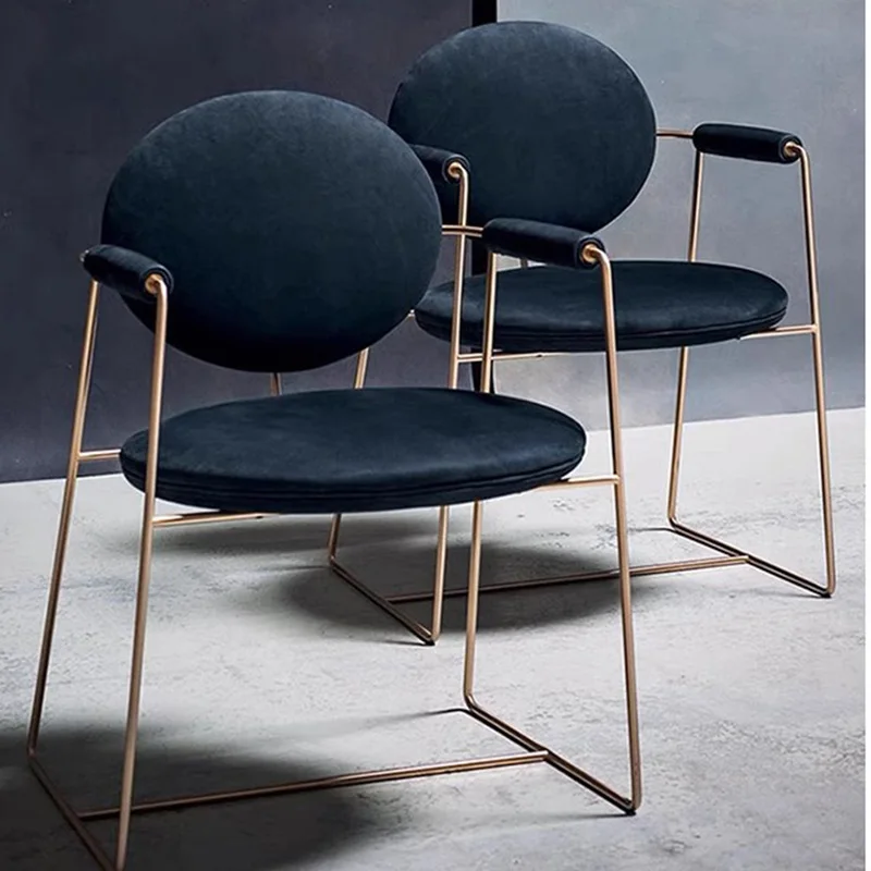 

Железные художественные металлические обеденные стулья, итальянский дизайн, обеденные стулья для гостиной, чтения, европейские одинарные стулья, мебель для постмодерн