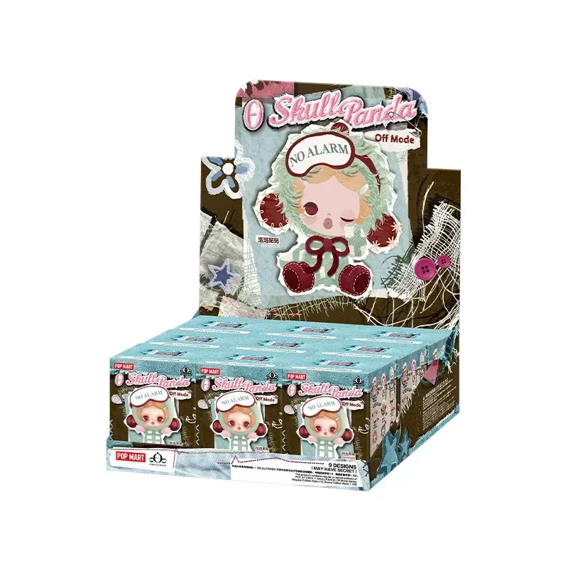 POP MART POP ATTACH SKULLPANDA Off Mode Series Mini Doll Mystery Box Genuine Blind Box Guess Toys Bag Ornament Figurines Home image 3