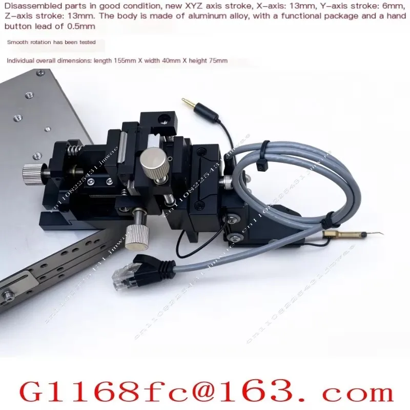 wafer test probe base, manual fine-tuning probe, high-precision inspection, spot Semiconductor probe station,