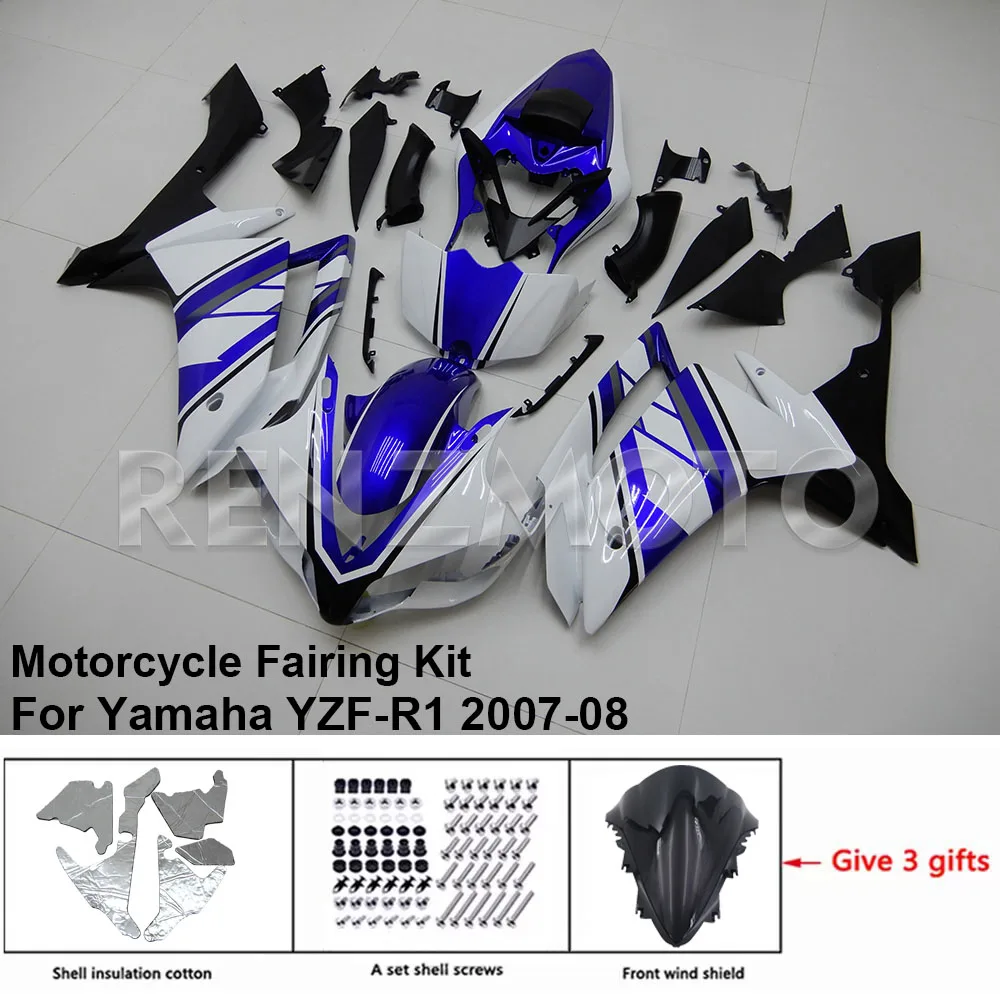 Fit for YAMAHA YZF-R1 2007-2008 Y1007-109a Frame Infill Panels Side Fairing Decorative Panel Motorcycle Accessories