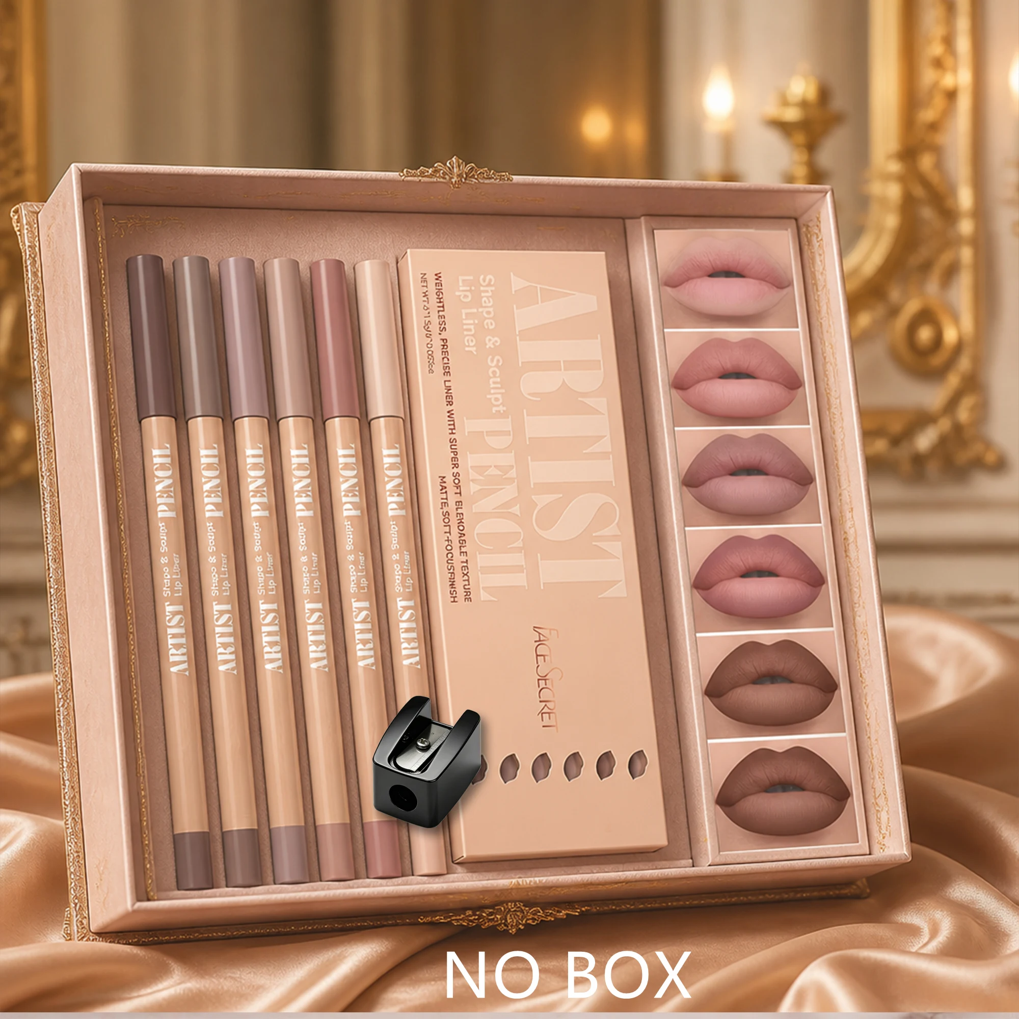 Set de 6 lápices de labios de  - Lip Liner Pencil reseña y precio