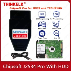 Chipsoft J2534 Pro for GM/OPEL GDS2 Diagnostic Tool VCI Diagnostic Cable ECU Chip Tunting GDS2 Scanner V2023.2.1 Tech2WIN 16.02.