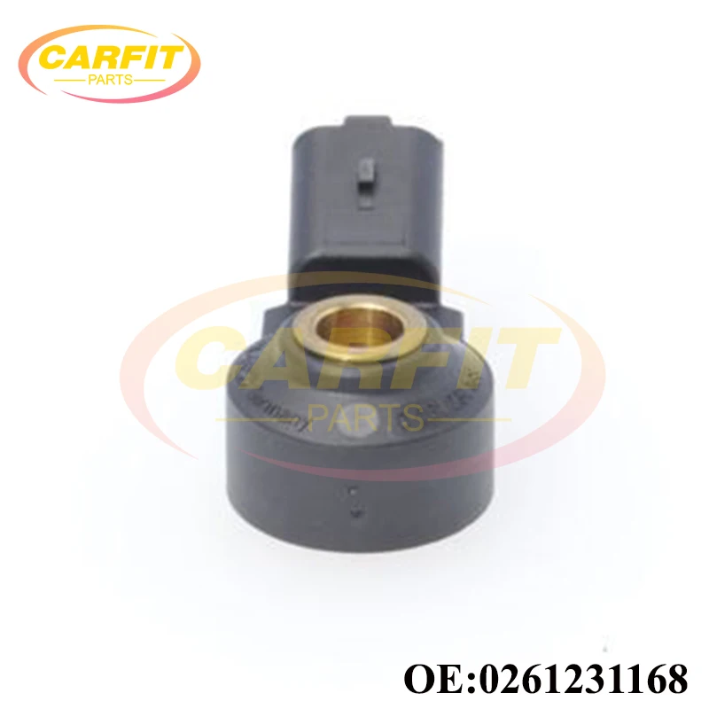 Bmw、oe 0261231168、f20、f21、f30、citroen、berlingo、c2、c3、c4、ds3、fiat、mini cooper、Peugeot 206、207、307、308用のノック内センサー