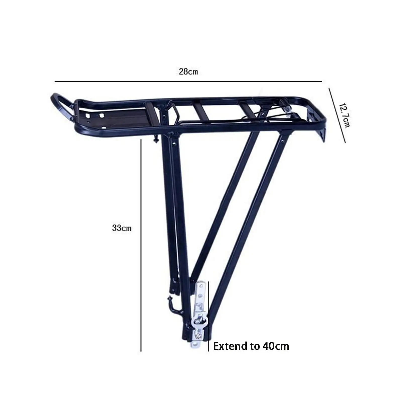 Rear Bike Rack Luggage Rack, Multi Purpose Rear Seat , Pannier Rack for Mountain Bikes, Biking Stand Support