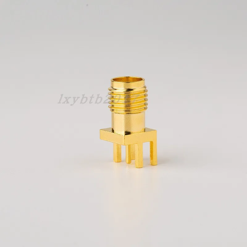 SMA-KHD9 partial foot 2mm pitch straight female base PCB solder plate SMA-KEF side mount base SMA-KE radio frequency head