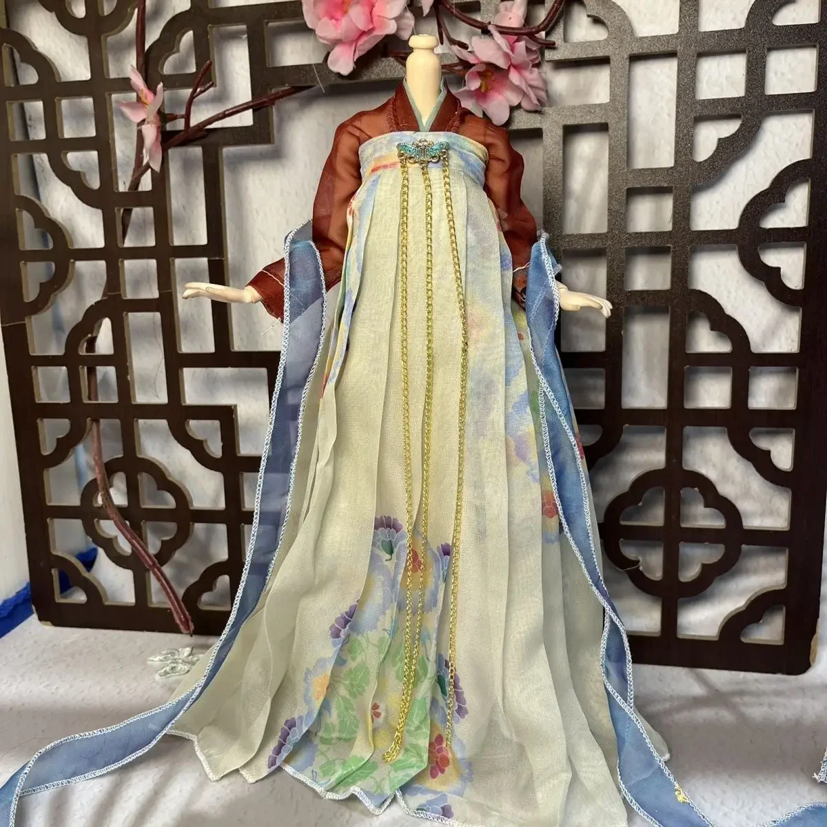 1/6 人形の服スーツ古代スタイルの漢服セット 30 センチメートル Bjd 人形ドレスアップ女の子のおもちゃままごとファッション人形アクセサリー、人形なし