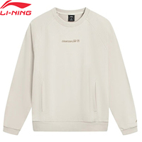 Li-Ning Women's Outdoor Sweatshirt Loose Fit Breathable Crew Neck LiNing Leisure Sports Pullover AWDV926