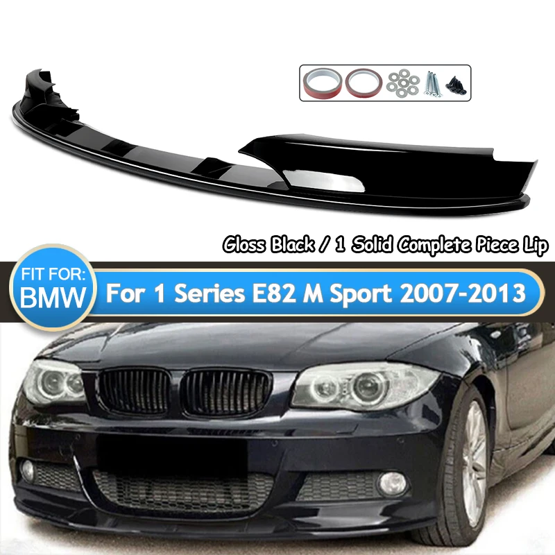 

Передний бампер MAGICKIT, спойлер для BMW 1 серии E82 M Sport 2007-2013, глянцевый черный, прямая замена, аксессуары