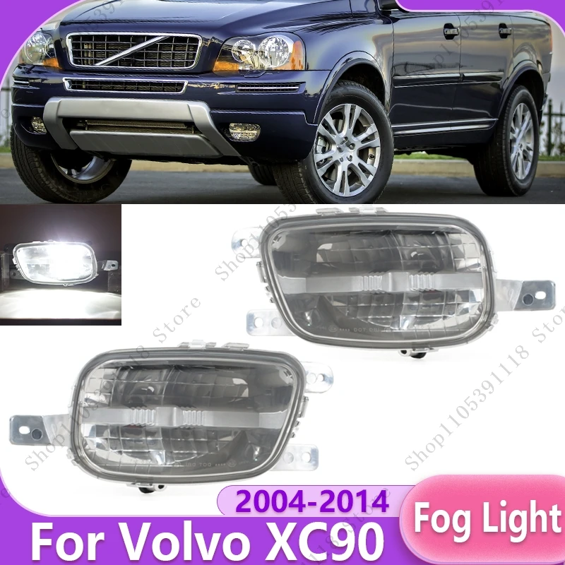 Car Front Bumper DRL Fog Lamp Daytime Running Light Fog Light Assembily Foglamp For Volvo XC90 2004-2014 31383156 31383157