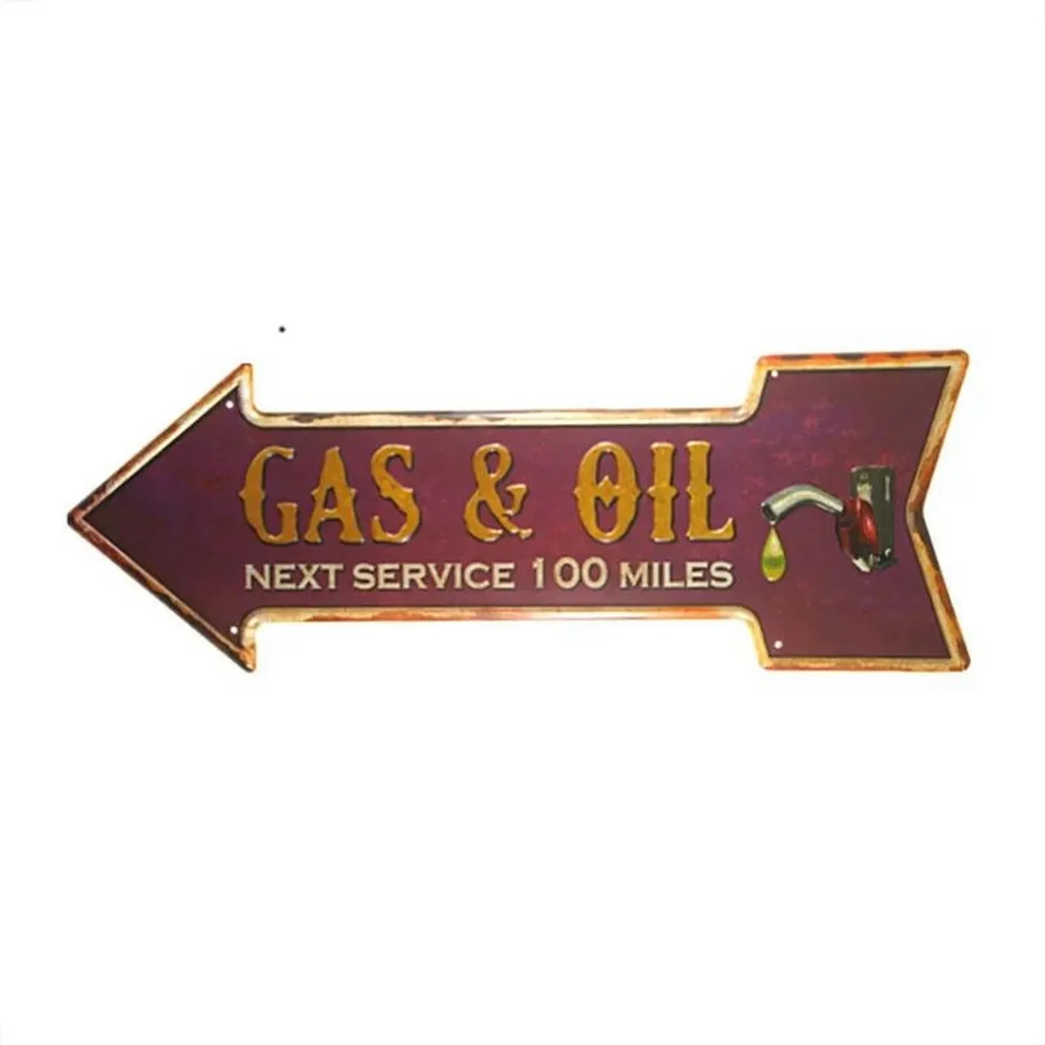 Retro Route 66 Motel Metal Tin Signs Vintage Street Signs Retro Arrow Directional Signage Funny Tin Sign for Wall Decoration