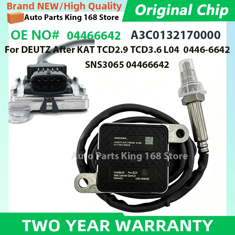 04466642 0446-6642 New Nitrogen Oxide NOx Sensor Fits For DEUTZ After KAT TCD2.9 TCD3.6 L04 A3C0132170000 SNS3065