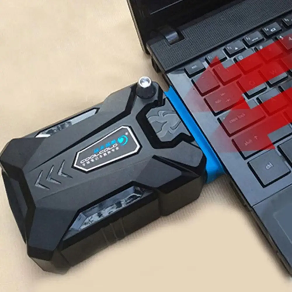 Portable Laptop Cooling Speed Adjustable Extracting Design Notebook Laptop Cooler Laptop Cooler Fan Laptop Cooling
