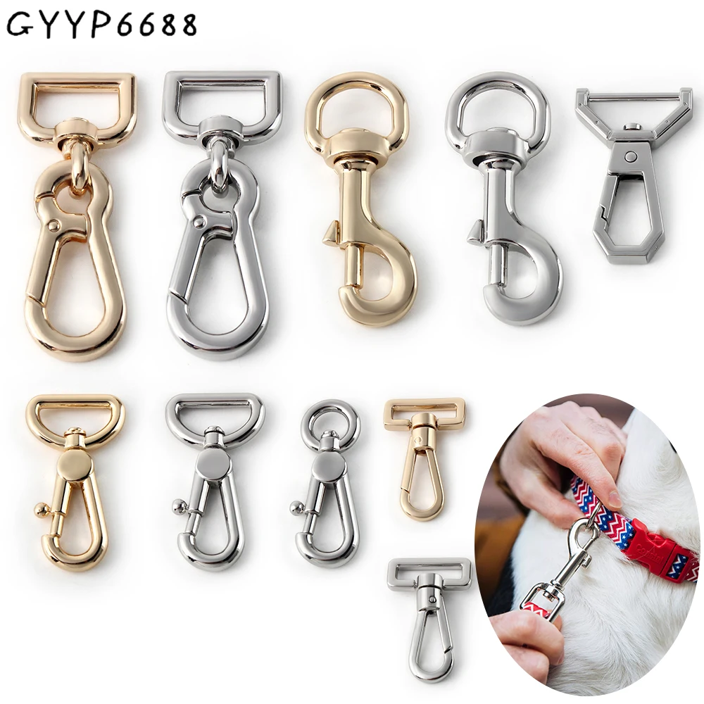 

5/20/50PCS Metal Trigger Swivel Buckle Lobster Snap Hook For DIY Bags Strap Shoulder Pet Collar Keychain Clip Clasp Accessories