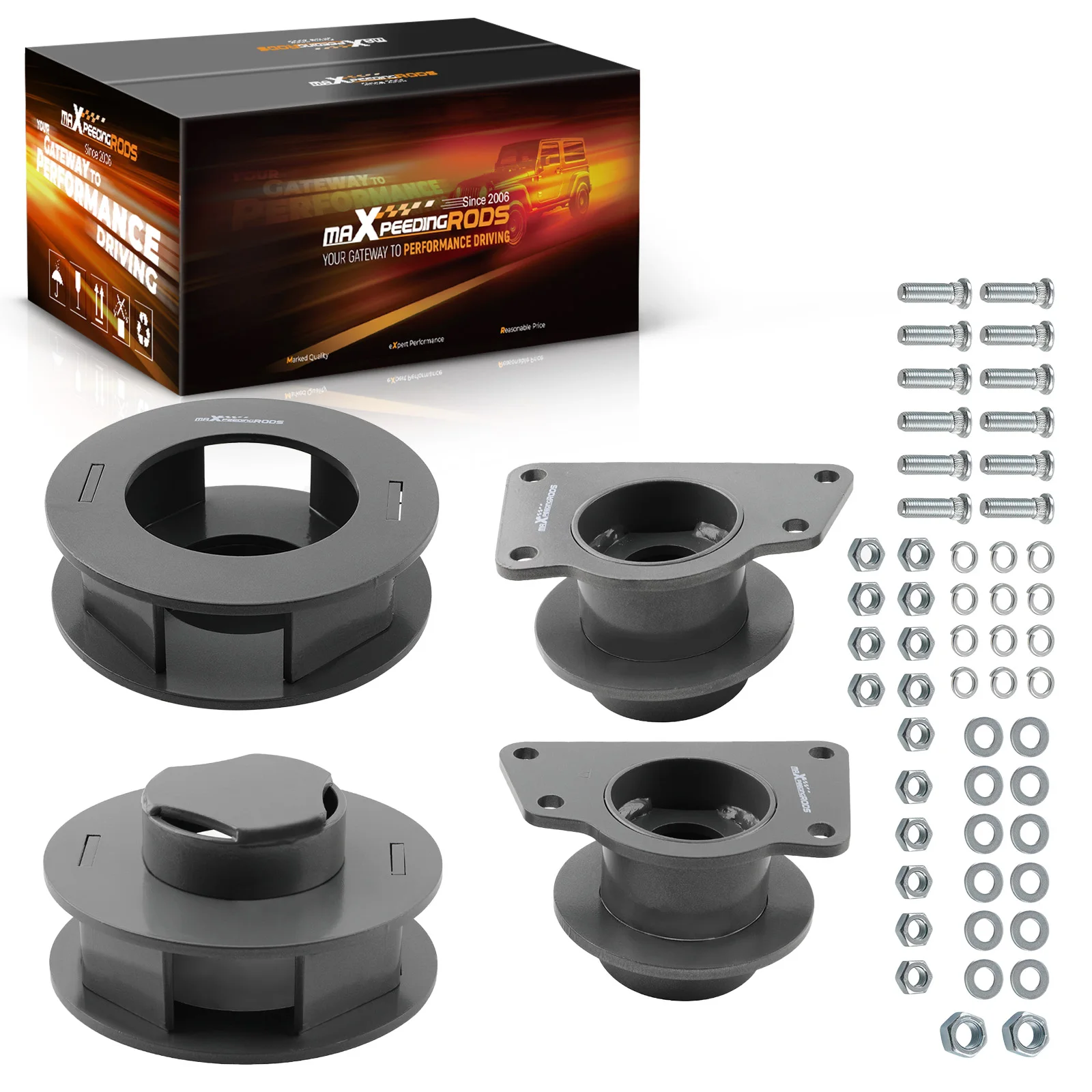 2.5" Front 2" Rear …