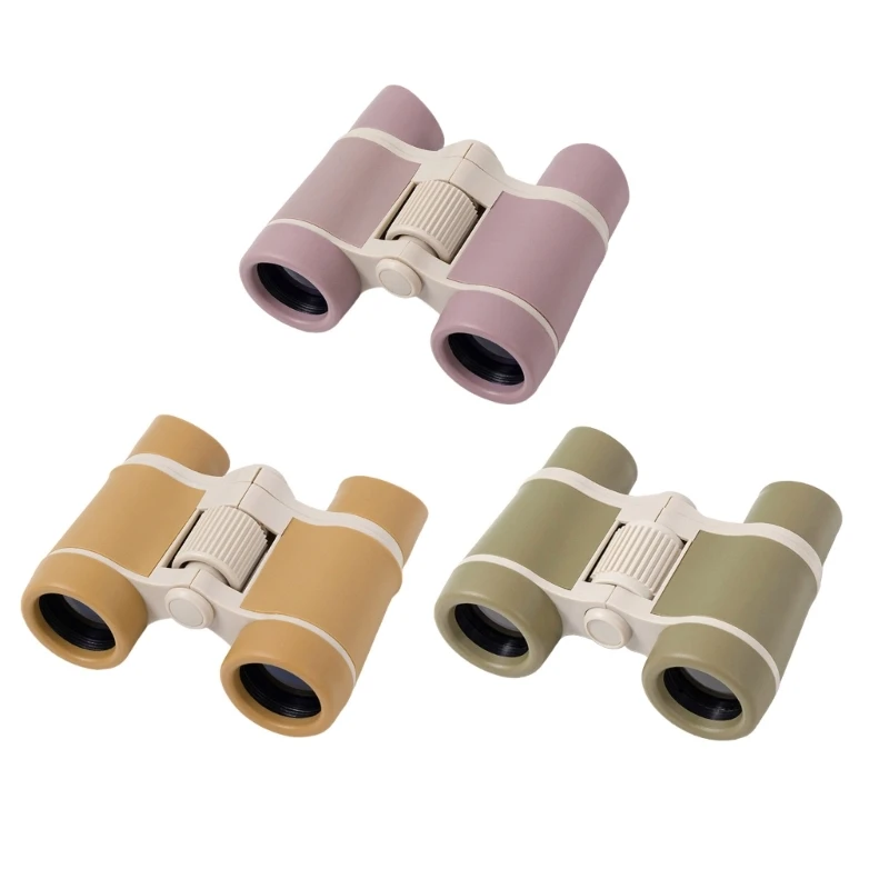 4x30 Lens Colorful Binoculars Kids Binoculars Plastic Binoculars Easy to Carry Suitable for Nature Observation & Travel