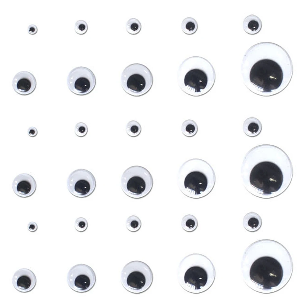 

600 Pcs and Toys DIY Material Accessories with Adhesive Craft Safety Eyes Toddler