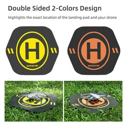 55cm Drone Foldable Landing Pad Double-sided Color Leather Aircraft Parking Mat for DJI AVATA/Mini 3 Pro/Air 2/Mavic 3 Pro Drone