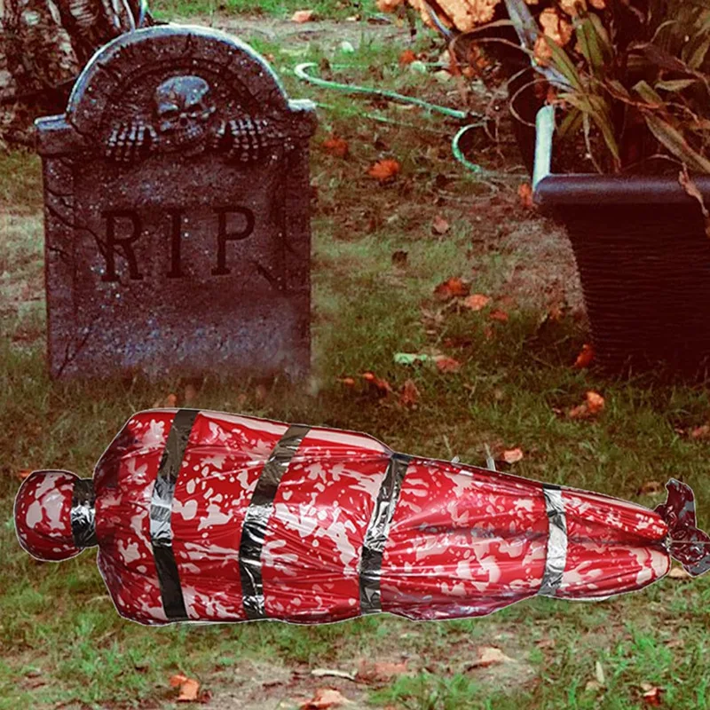 2026 New Halloween Decorations: Terrifying Fake Corpses, Wrapped Bodies, Outdoor Props, Thrilling Haunted House Accessories