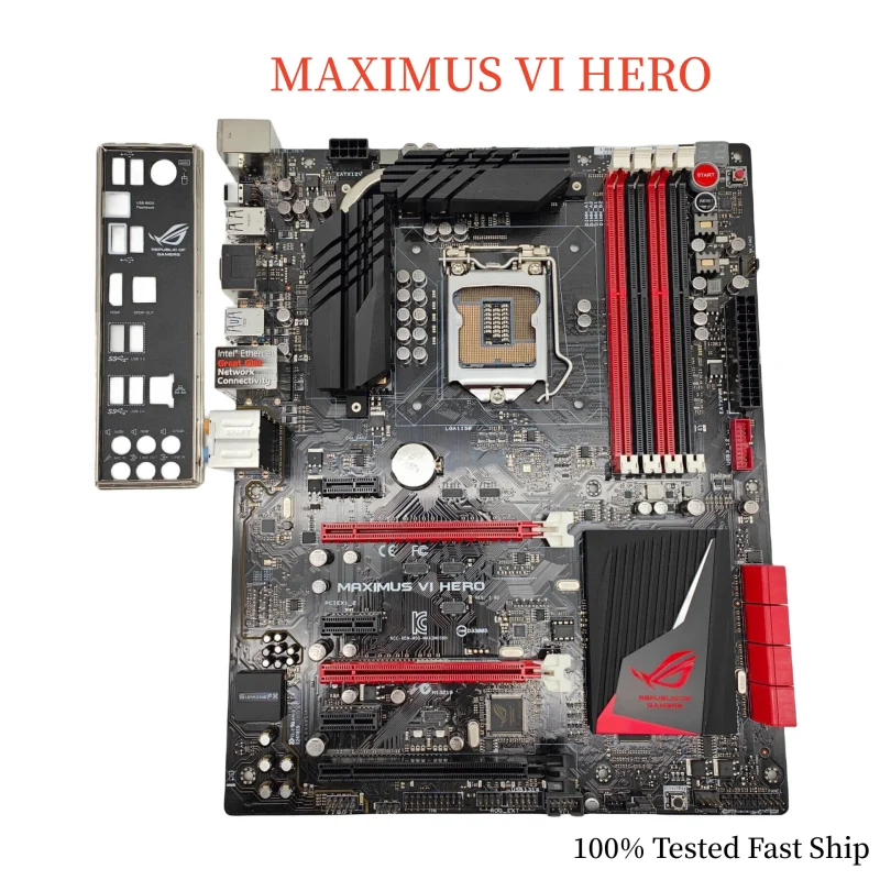 

For ASUS MAXIMUS VI HERO Motherboard Z87 32GB LGA 1150 DDR3 ATX Mainboard 100% Tested Fast Ship