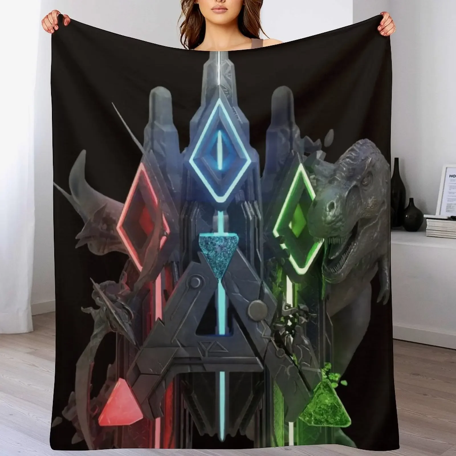 

ARK Implant Throw Blanket Soft Bedroom Blanket for Night Sleeping