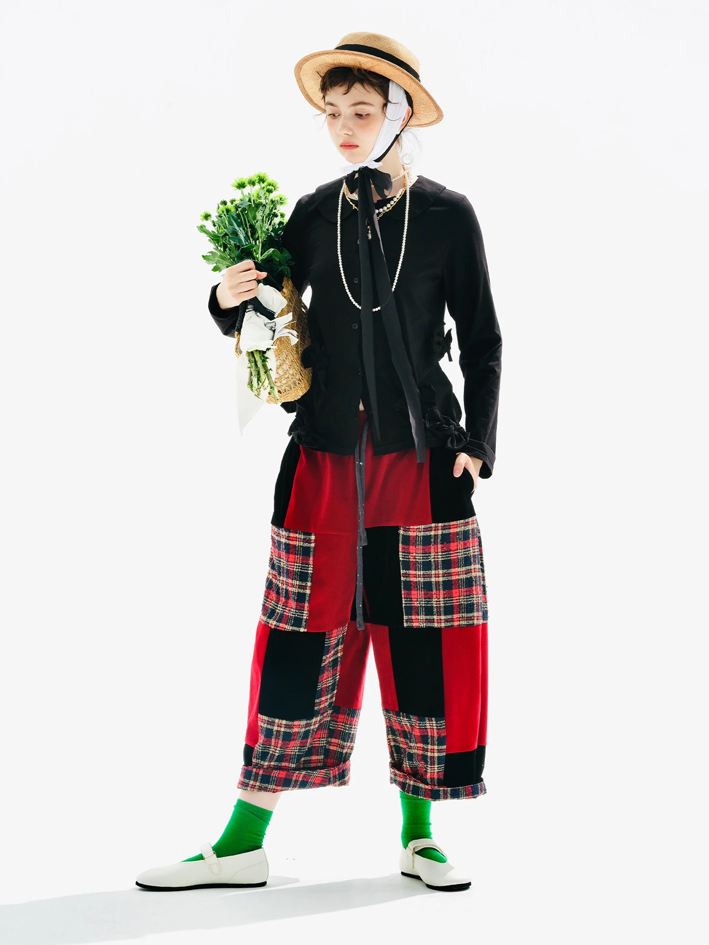 Рисунок 3 - Широкие брюки Color - Block Patchwork