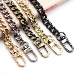 High Quality 60/100/110/120cm Double Clasp Snap Clip Handbag Purse Chain Leather Bag Strap Handle Shoulder Replace Repair DIY