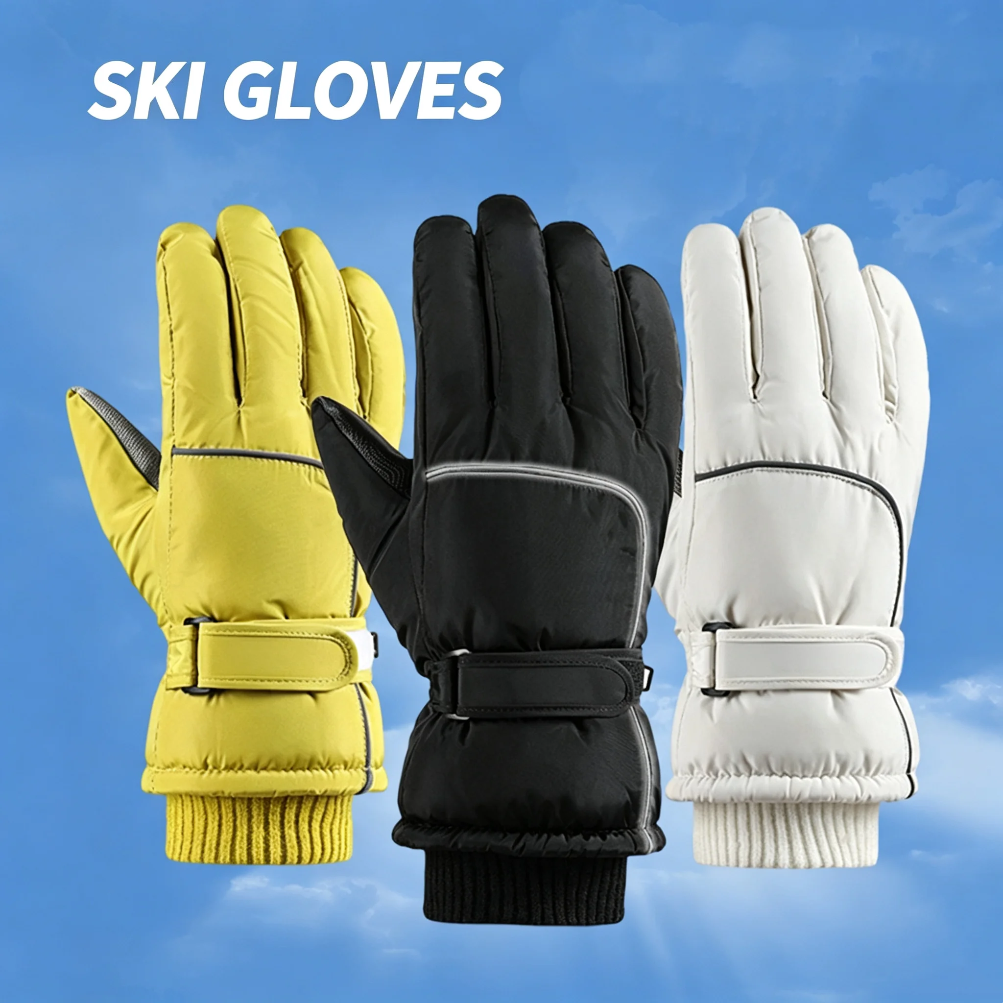 男性用・女性用プロフェッショナル冬用サーマルスキーグローブ  - Touch Screen Gloves のレビューと価格