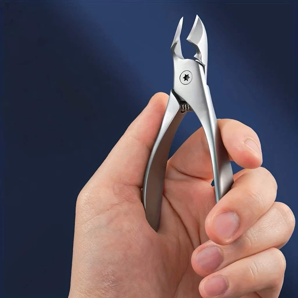 1pcs Mini Stainless Steel Horn Pliers Nail Clippers with Eagle Beak for Toenails And Ingrown Nails, For Toenail& Foot Clean view 3
