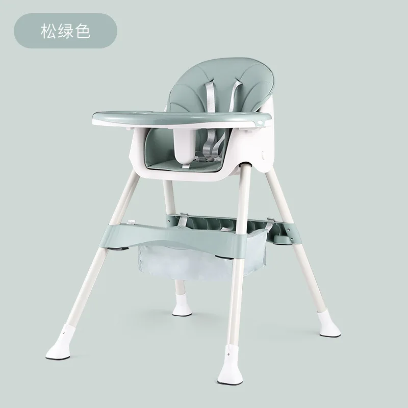 Children's Dining Chair Portable Baby Dining Table and Chair Foldable Multifunctional Baby Dining Chair Multifunctional