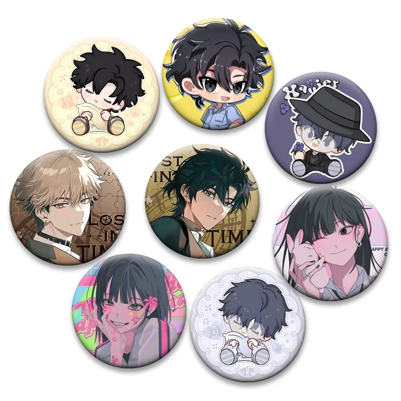 

Anime Link Click Brooches Cheng Xiaoshi,Lu Guang,Qiao Ling Comic Pins Fashion Accessories Cartoon Badge for Bag Decoration Gifts