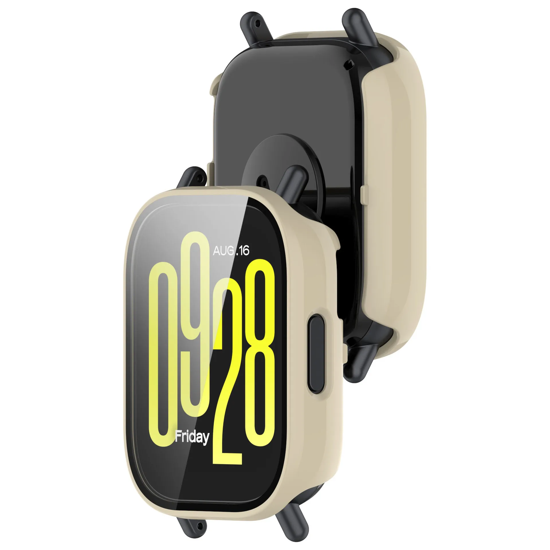 Película protectora de pantalla de vidrio de carcasa dura de PC, funda de marco completo para Xiaomi Redmi Watch 5, cubierta de parachoques activa/Lite, Accesorios inteligentes