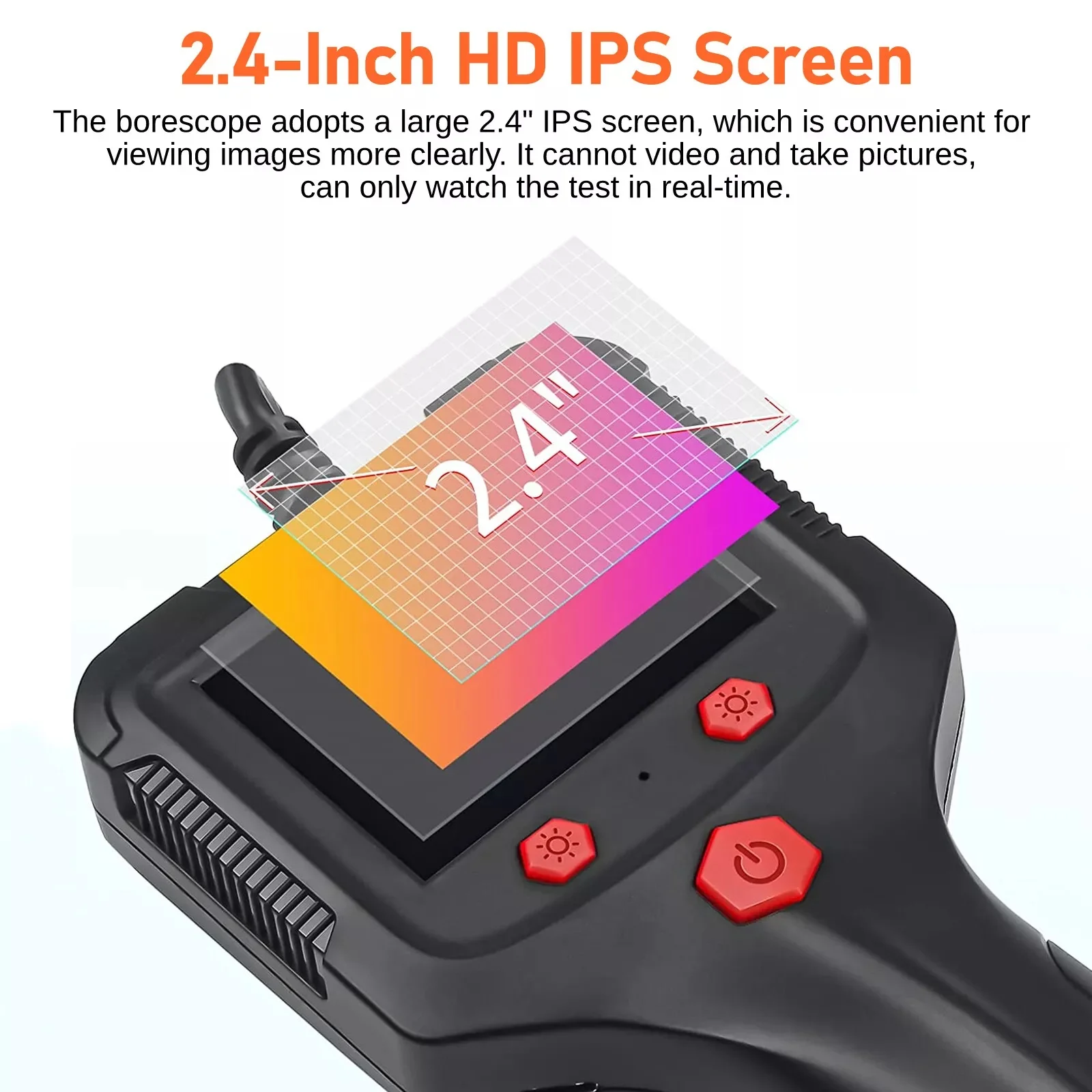1080P HD LED يده المنظار الصناعي Borescope التفتيش ثعبان كاميرا جامدة كابل التفتيش كاميرا لخطوط أنابيب المجاري #2