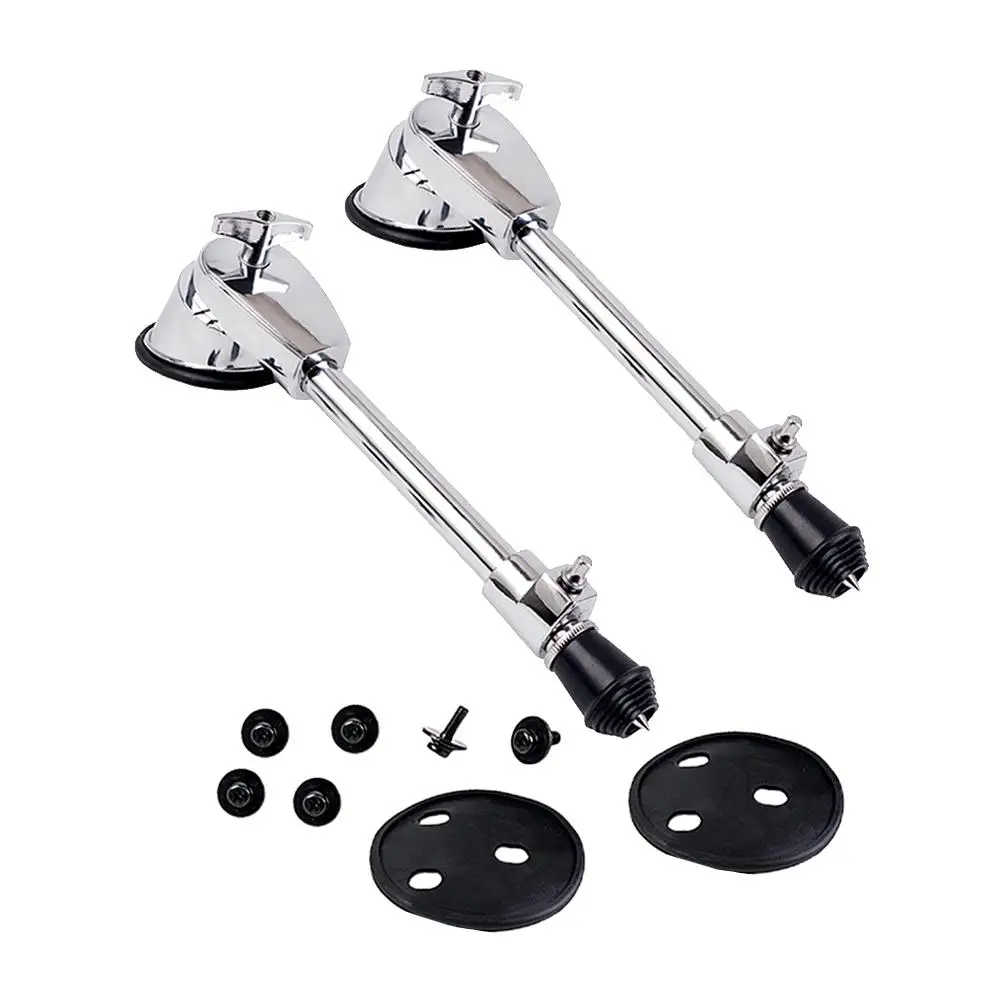 

2 Drum Support Legs Adjustable Height Rustproof Bass Drums s Bottom Supports Stainless Material Percussion Parts