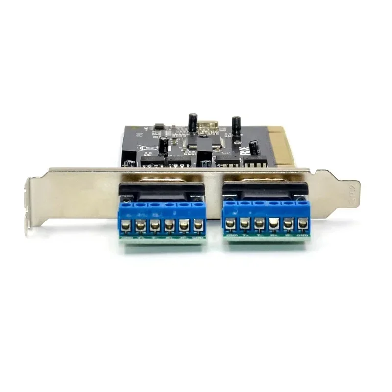 PCI To RS422 RS485 Converter Adapter Card PCI to 2 Port RS485 / RS422 Serial Card MCS9865 Chipset rs-485 rs-422