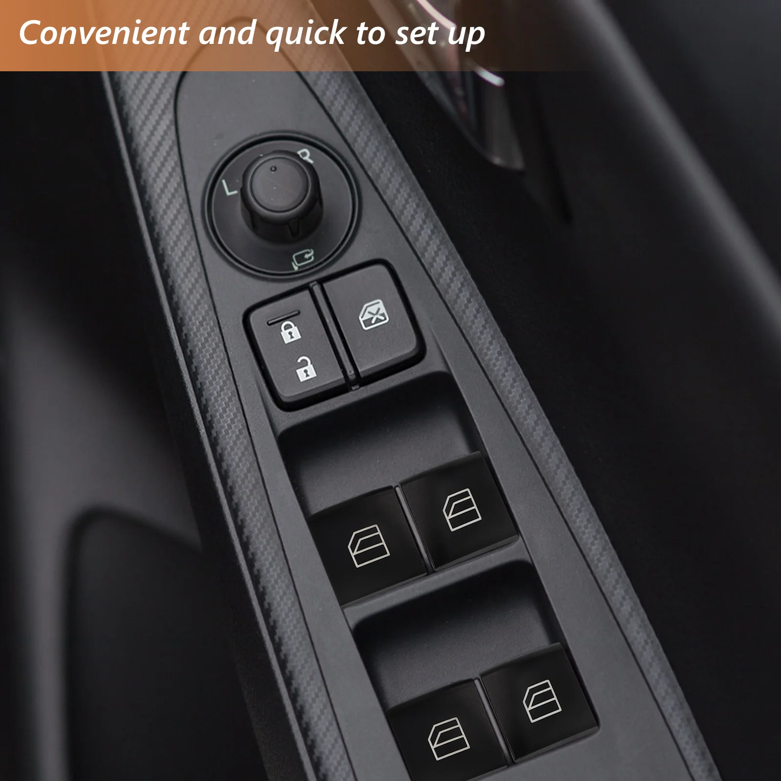 

4Pcs Window Lift Switch Driver Window Switch Repair Button Cover for R W164 X164 W251 2518300290