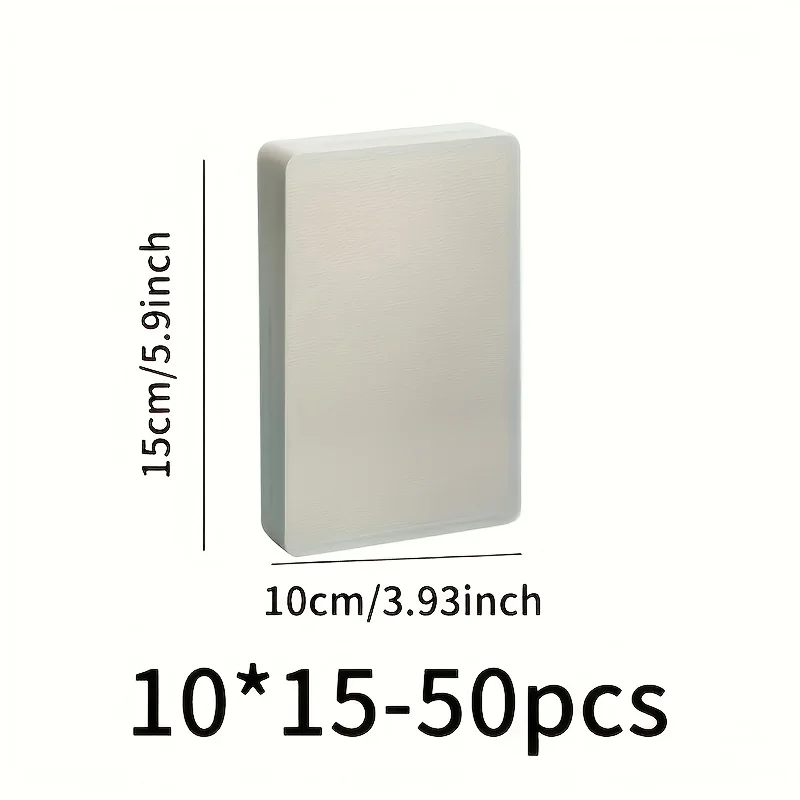 50 Stück Packung, Premium 300GSM Aquarellpapier mit Hochwertiger Textur für Professionelles Malen, Dickes Skizzenpapier Geeignet für – Detail 9