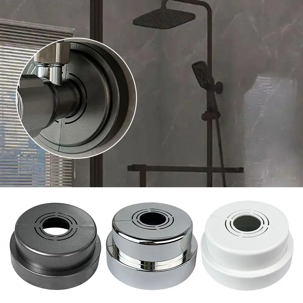 

Adjustable Showerhead Faucet Decoration Cover Scalable Durable Shower Water Pipe Covers Useful Wall Angle Valve Panel