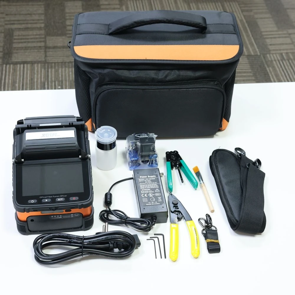 ขายร้อน AI-5 อัตโนมัติ Splicing เครื่อง 4 มอเตอร์ Optical Fiber Fusion Splicer สําหรับ FTTH เพิ่มประสิทธิภาพสําหรับ WiFi และ GPRS Networks