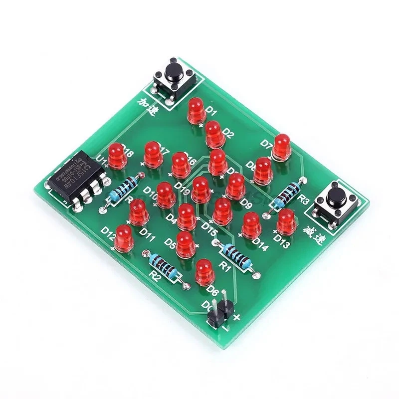 DIY Kit Electronic Design Constructor Windmill Kit DC 5V Funny DIY for Practice Adjustable Speed MCU for Soldering Electronics