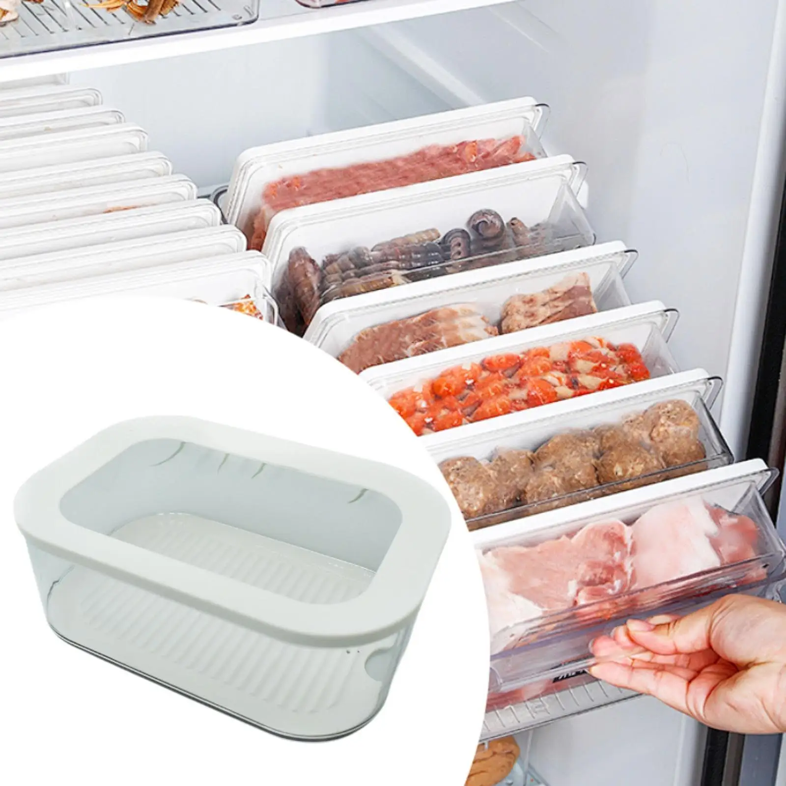 

Deli контейнер для мяса контейнер для сыра контейнер для еды для холодильника для обеда мясо Болонья индейка резки овощей