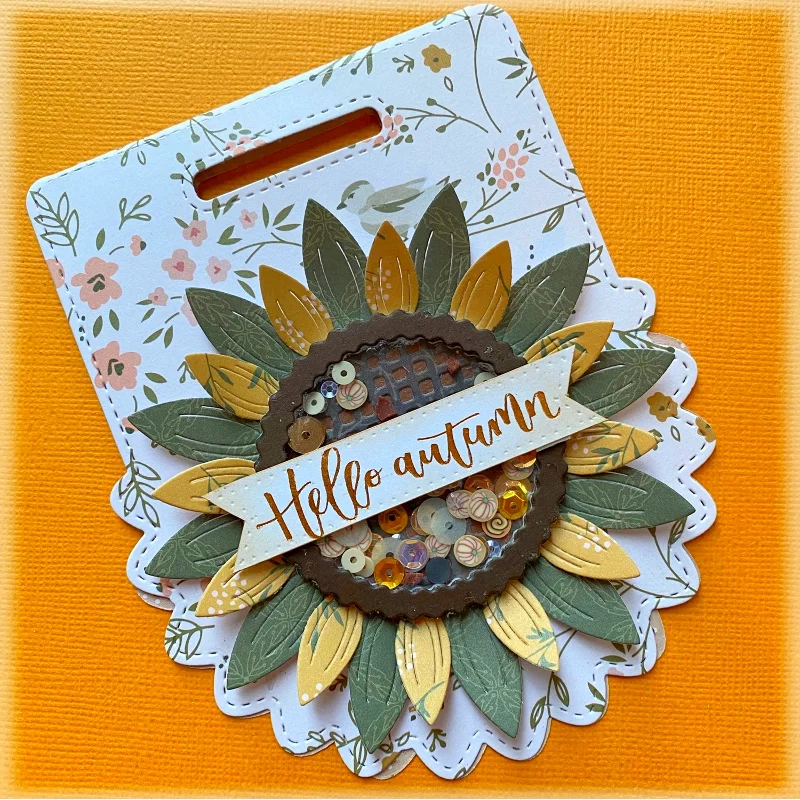 2-rozmiary Sunflower Bag Topper Metalowe wykrojniki do scrapbookingu DIY Album Papierowe karty Dekoracyjne rękodzieło Wytłaczanie Wykrojniki